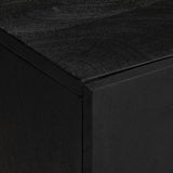 Bathroom Sink Cabinet Black 62X33X58 Cm Engineered Wood