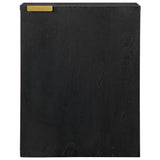 Bathroom Hanging Cabinet Black 38X33X48 Cm Engineered Wood