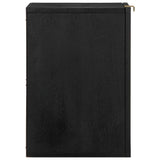 Bathroom Hanging Cabinet Black 38X33X48 Cm Engineered Wood