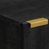 Bathroom Hanging Cabinet Black 38X33X48 Cm Engineered Wood