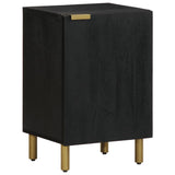 Bathroom Cabinet Black 38X33X58 Cm Engineered Wood