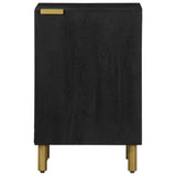 Bathroom Cabinet Black 38X33X58 Cm Engineered Wood