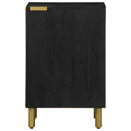 Bathroom Cabinet Black 38X33X58 Cm Engineered Wood