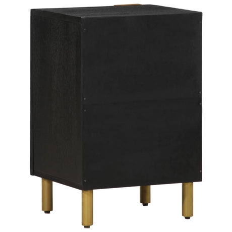 Bathroom Cabinet Black 38X33X58 Cm Engineered Wood