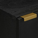 Bathroom Cabinet Black 38X33X58 Cm Engineered Wood