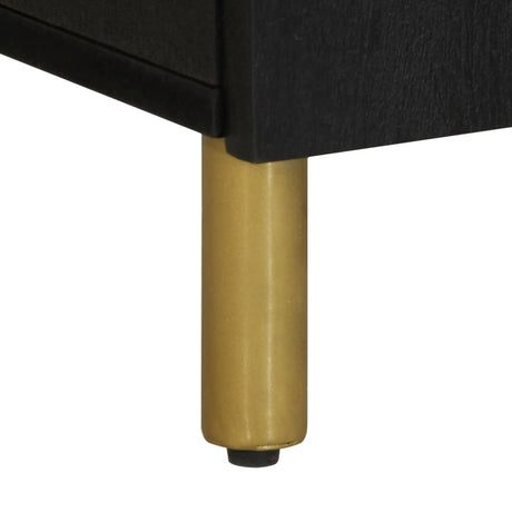 Bathroom Cabinet Black 38X33X58 Cm Engineered Wood