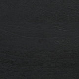 Bathroom Cabinet Black 38X33X160 Cm Solid Wood Mango