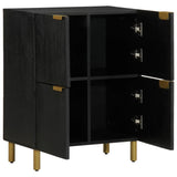 Sideboard Black 60X33X75 Cm Engineered Wood