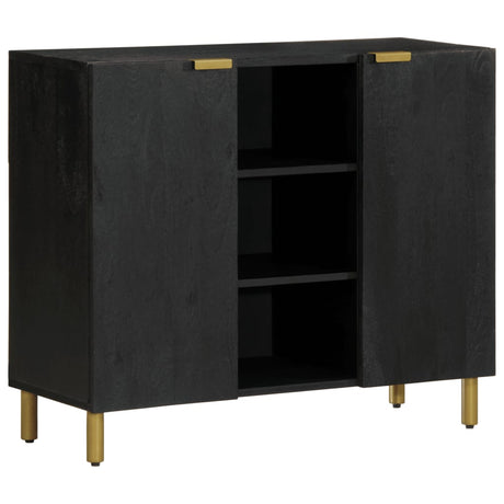 Sideboard Black 90X33X75 Cm Engineered Wood