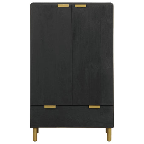 Highboard Black 60X33X100 Cm Engineered Wood