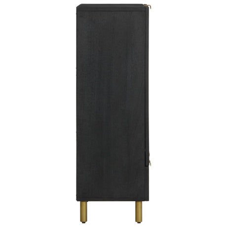 Highboard Black 60X33X100 Cm Engineered Wood