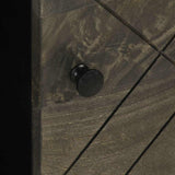 Coffee Table Black 80X50X40 Cm Solid Wood Mango