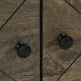 Coffee Table Black 80X50X40 Cm Solid Wood Mango