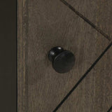 Bathroom Cabinet Black 38X33X58 Cm Solid Wood Mango