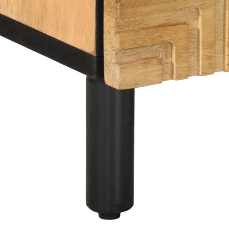 Bedside Cabinet Brown 40X33X46 Cm Solid Wood Mango