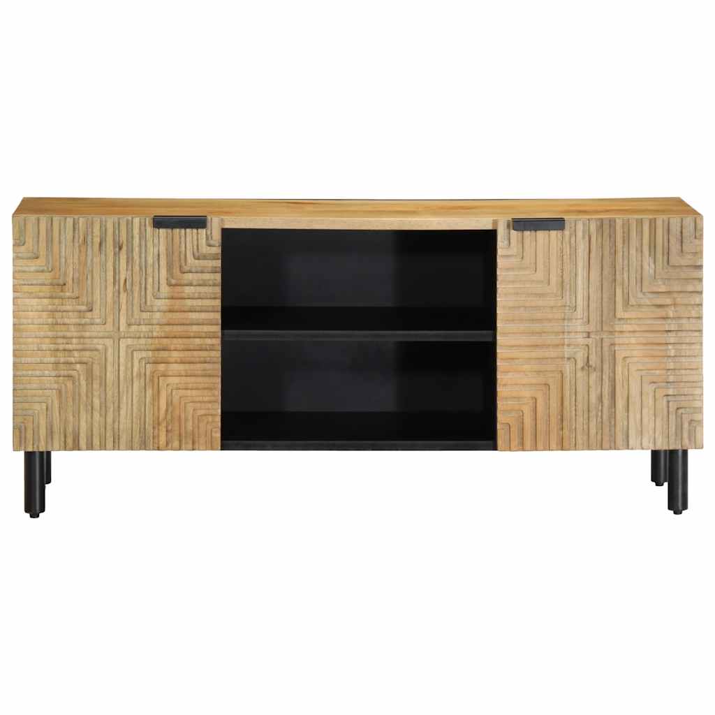 Tv Cabinet 105X33X46 Cm Solid Wood Mango