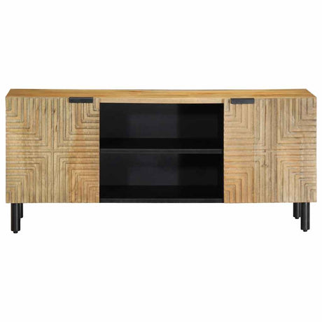 Tv Cabinet 105X33X46 Cm Solid Wood Mango
