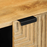 Tv Cabinet 105X33X46 Cm Solid Wood Mango