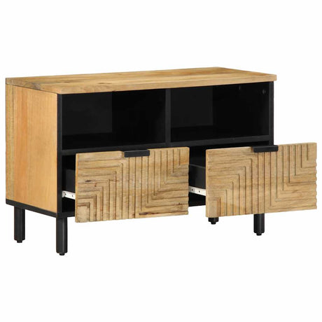 Tv Cabinet 70X33X46 Cm Solid Wood Mango