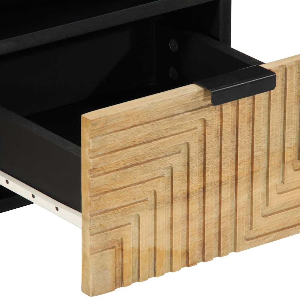 Tv Cabinet 70X33X46 Cm Solid Wood Mango