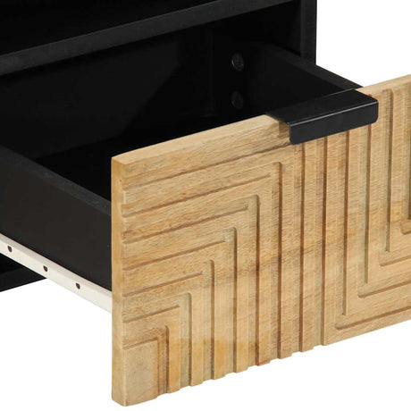 Tv Cabinet 70X33X46 Cm Solid Wood Mango