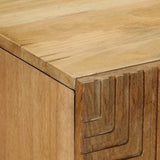 Sideboard 60X33X75 Cm Solid Wood Mango