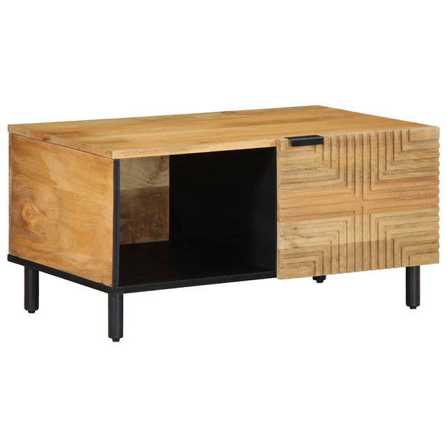 Coffee Table 80X50X40 Cm Solid Wood Mango