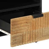 Bedside Cabinets 2 Pcs Brown 40X33X46 Cm Solid Wood Mango
