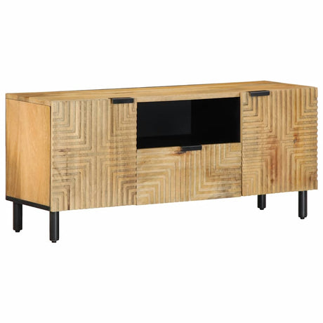 Tv Cabinet 105X33X46 Cm Solid Wood Mango