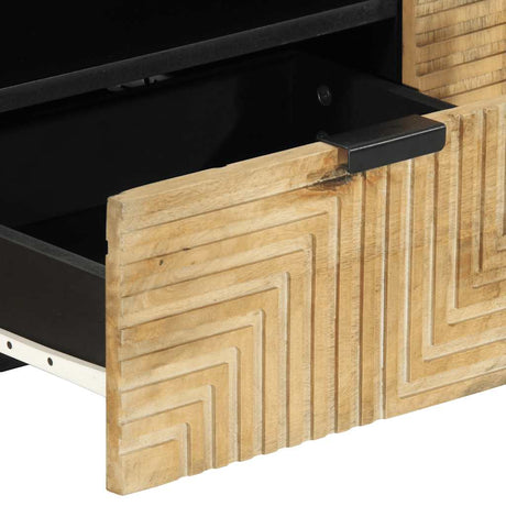 Tv Cabinet 105X33X46 Cm Solid Wood Mango