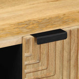 Tv Cabinet 80X31.5X46 Cm Solid Wood Mango