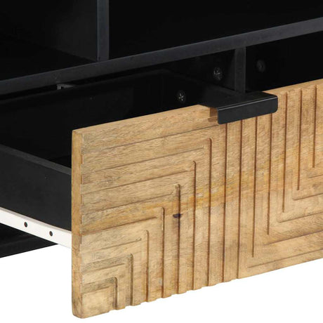Tv Cabinet 100X33X46 Cm Solid Wood Mango