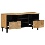 Tv Cabinet 100X33X46 Cm Solid Wood Mango