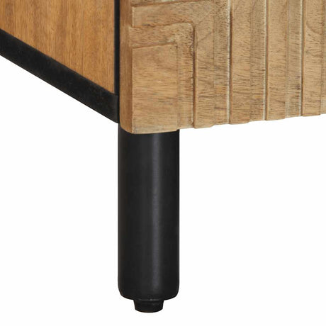 Tv Cabinet 100X33X46 Cm Solid Wood Mango
