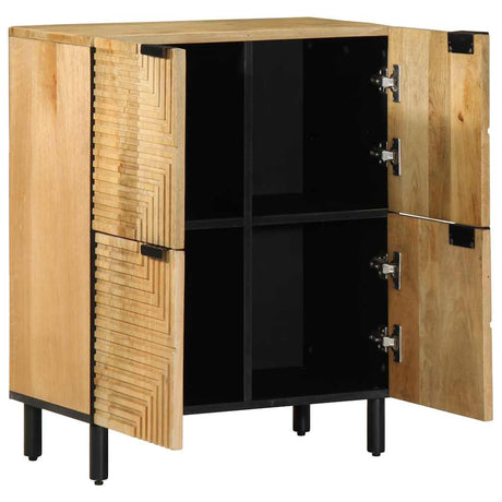 Sideboard 60X33X75 Cm Solid Wood Mango