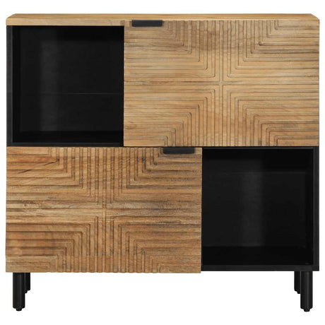 Sideboard 80X33X75 Cm Solid Wood Mango