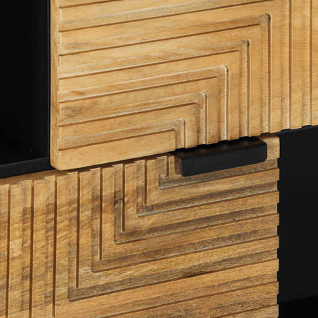 Sideboard 80X33X75 Cm Solid Wood Mango