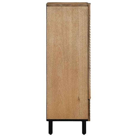 Highboard 60X33X100 Cm Solid Wood Mango