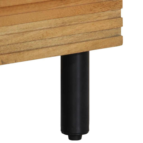 Highboard 60X33X100 Cm Solid Wood Mango