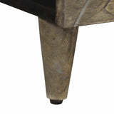 Coffee Table Light Grey 80X50X40 Cm Solid Wood Mango