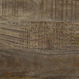 Coffee Table Light Grey 80X50X40 Cm Solid Wood Mango