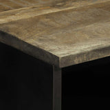 Bedside Cabinets 2 Pcs Light Grey 40X33X46 Cm Solid Wood Mango