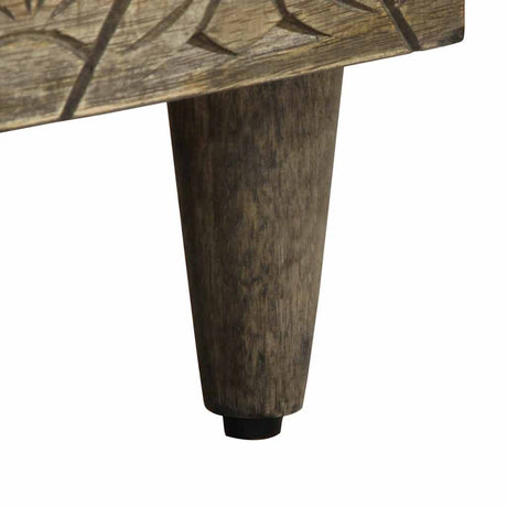 Bedside Cabinets 2 Pcs Light Grey 40X33X46 Cm Solid Wood Mango
