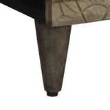 Bedside Cabinet Light Grey 50X33X60 Cm Solid Wood Mango