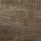 Coffee Table Light Grey 80X54X40 Cm Solid Wood Mango