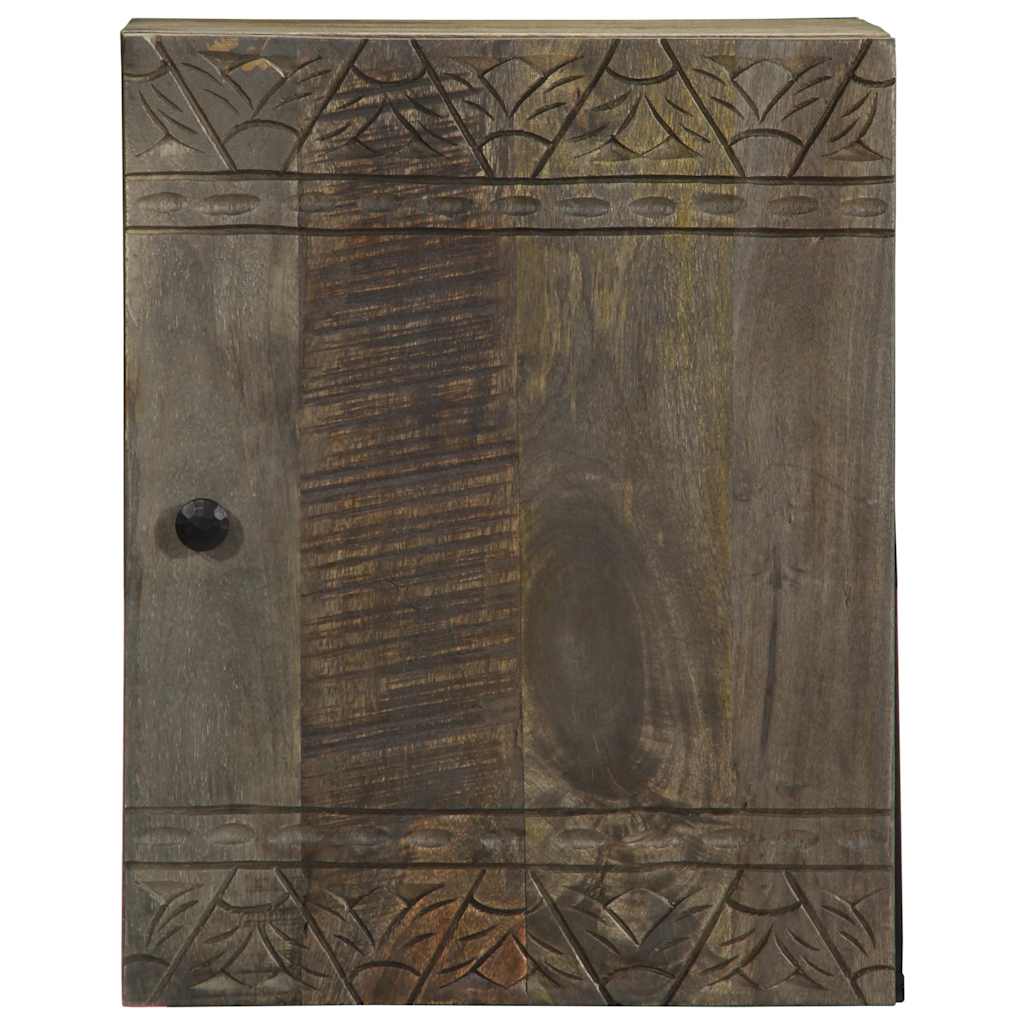 Bathroom Wall Cabinet 38X33X48 Cm Solid Wood Mango
