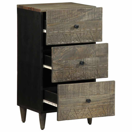 Sideboard 40X33X75 Cm Solid Wood Mango