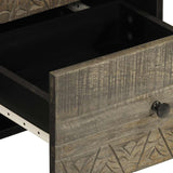 Sideboard 40X33X75 Cm Solid Wood Mango