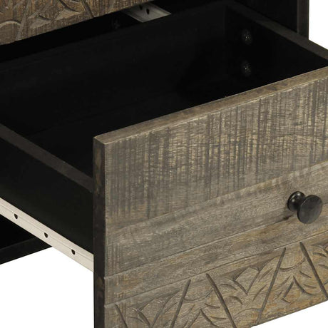 Sideboard 40X33X75 Cm Solid Wood Mango