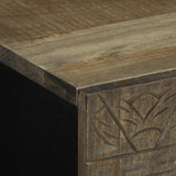 Sideboard 40X33X75 Cm Solid Wood Mango